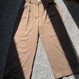 Princess Polly Brown Wide-Leg Trousers